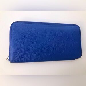 Authentic Hermes Azap Zip Around Wallet Silk’in Long